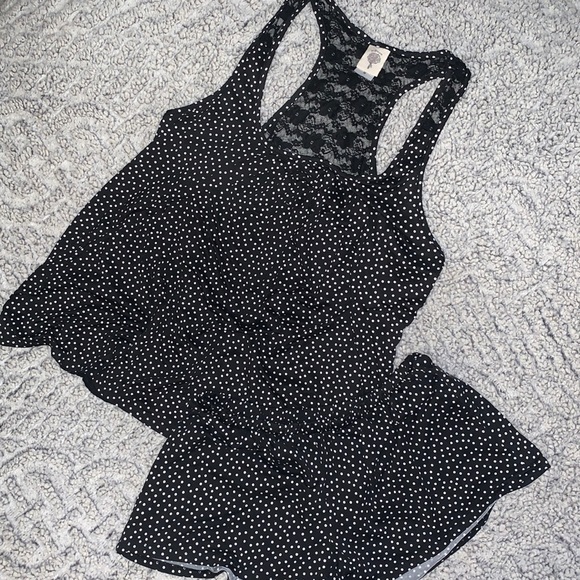 In Bloom Other - In Bloom 2 pc. Sleep Set — Black and White Polka Dot — Medium